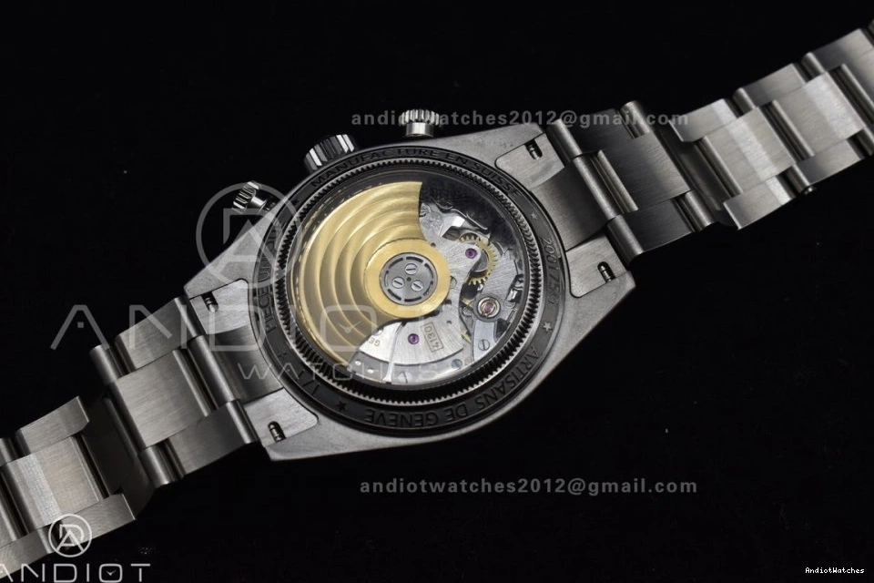 SS SS Daytona SmoothTexture Black 823 Edition Orange on Dial Best Bracelet A ADGF 1208